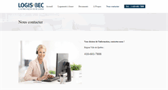 Desktop Screenshot of logis-bec.com